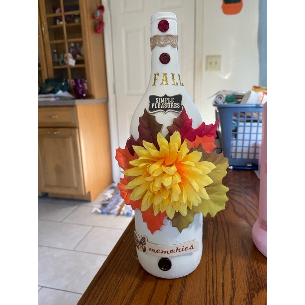 Handcrafted vase decor